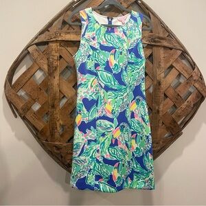 Lilly Pulitzer Beckon Blue Wake Up Call Mila Shift Dress Size Medium New W Tag